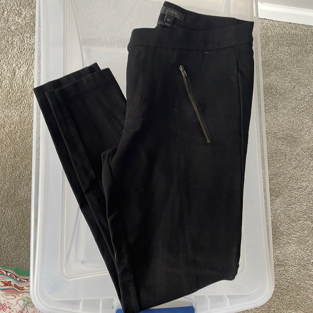 J. Crew Mid-Rise Black pants - Size 4R